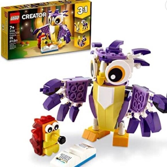 LEGO Creator 3in1 Fantasy Forest Creatures 31125 Building set - Picture 1 of 10